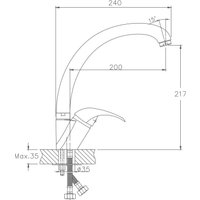 Смеситель Valfex Ascella Chrome VF.4115