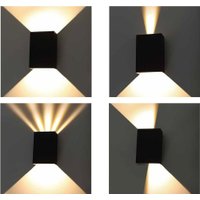 Уличный настенный светильник Arte Lamp Algol A5640AL-2BK