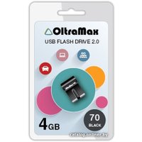 USB Flash OltraMax 70 4GB (черный)