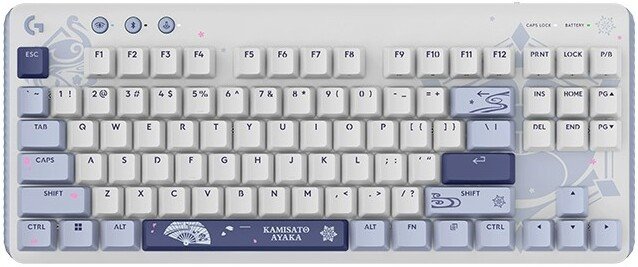 

Клавиатура Logitech G517 Lightspeed TKL Kamisato Ayaka 920-012508 (белый, нет кириллицы)