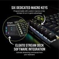 Клавиатура Corsair K100 RGB (черный, Cherry MX Speed, нет кириллицы)