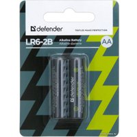 Батарейка Defender AA 2 шт LR6-2B