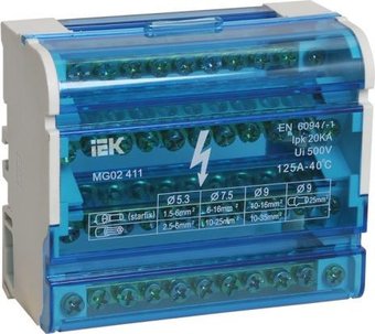 Шина нулевая IEK YND10-4-11-125