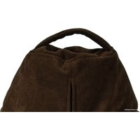Кресло-мешок Palermo Bormio велюр XL (шоколад)