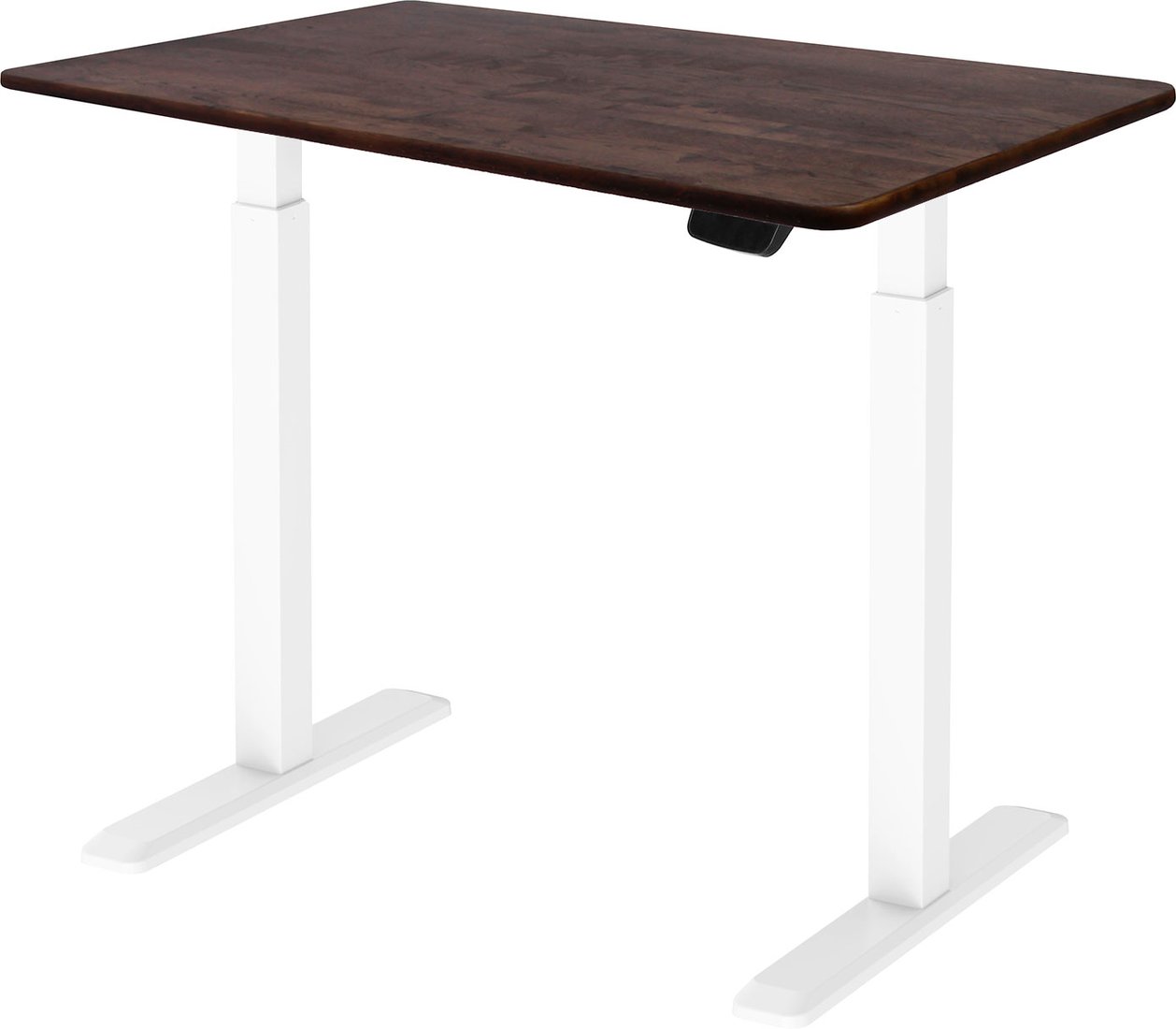 

Стол для работы стоя ErgoSmart Wooden Electric Desk Prime 1300х750х27 мм (прямой край, дуб мореный/белый)
