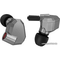 Наушники KZ Acoustics ZS5 (с микрофоном, серый)