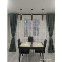 Штора Модный текстиль 01L1 112MT391019 (230x150, темно-серый)