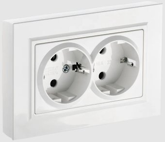 Розетка IEK Brite РС12-3-БрБ