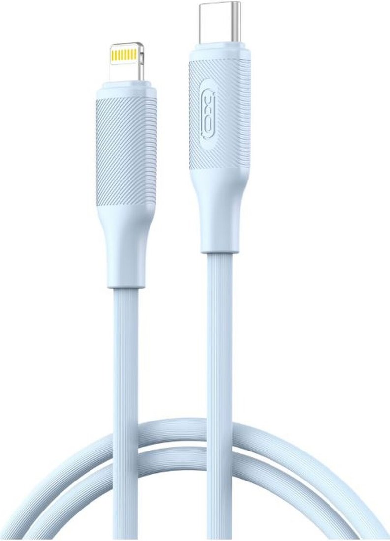 

Кабель XO NB-Q265A USB Type-C - Lightning (1 м, голубой)