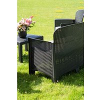 Набор садовой мебели Ipae Progarden JUN06CAN (антрацит)