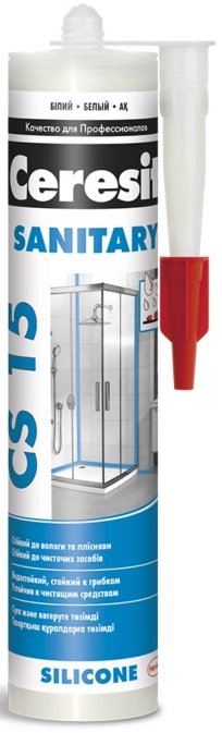 

Герметик Ceresit Sanitary CS 15 (280 мл, прозрачный)