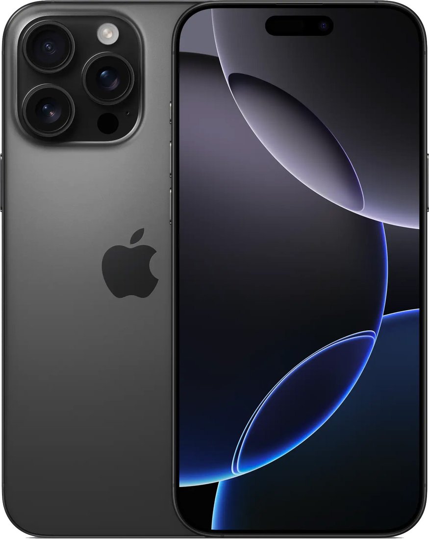 Телефон Apple iPhone 16 Pro Max Dual SIM 1TB (черный титан)