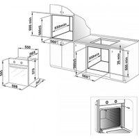 Электрический духовой шкаф Лысьва ДЭВ 501 ER0001G00 (красный) в Орше