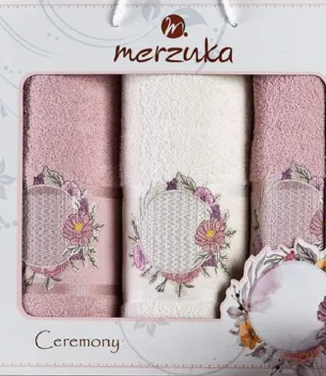 

Набор полотенец Merzuka Ceremony 11777 (3 шт, розовый)
