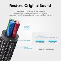 Кабель Vention BCPBI 3.5 Jack - 2x RCA (3 м, черный) в Лиде