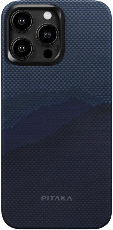 

Чехол для телефона Pitaka MagEZ Case 4 для iPhone 15 Pro Max (over the horizon, синий)