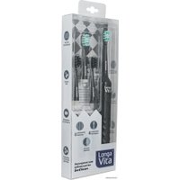 Электрическая зубная щетка Longa Vita PT4R (черный, 4 насадки)