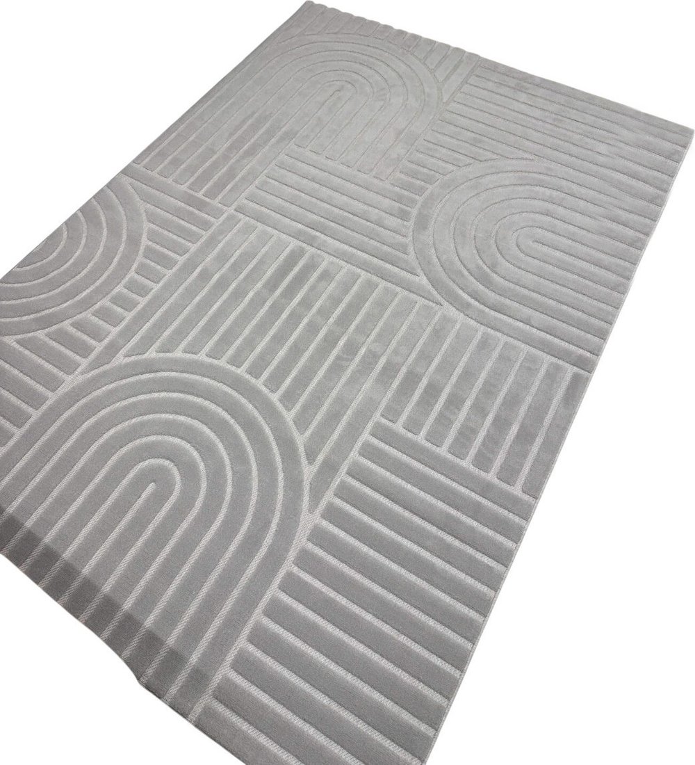 Ковер для жилой комнаты Radjab Carpet Сканди Сизаль Прямоугольник 10946A (2x2.9, Grey/Grey)
