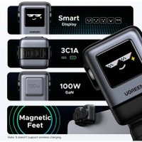 Сетевое зарядное Ugreen Uno 100W X688 45515B