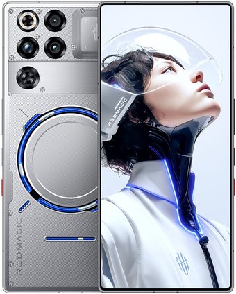 Телефон Nubia RedMagic 11 Pro 24GB/1TB международная версия (серебристый прозрачный)