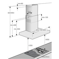 Кухонная вытяжка Bosch DWB06W452