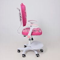 Детское ортопедическое кресло AksHome Pegas (розовый с котятами)