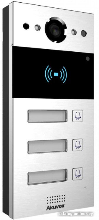 Вызывная панель Akuvox R20B для накладного монтажа на 3 абонента