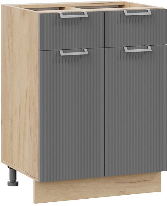 

Шкаф напольный Трия Кимберли 1Н6Я1 (дуб крафт золотой/титан)