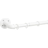 Карниз для штор UG Home Раздвижной 1-рядный 1КМ-180-360-БЛ (1.8-3.6м, белый)