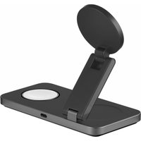 Беспроводное зарядное Rocket Magic 3in1 (черный)