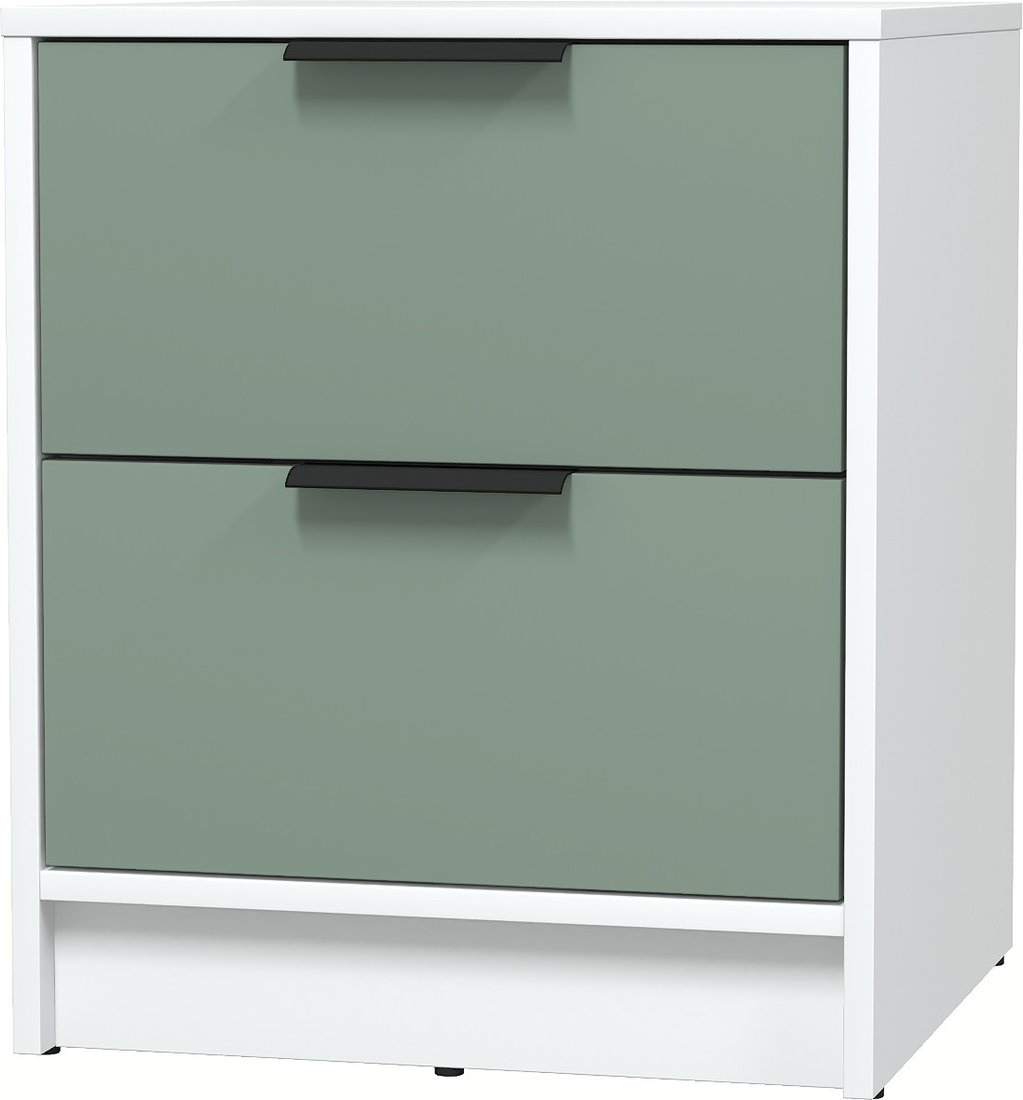 

Тумба Интерлиния Концепт КТ-ТК1-57 Глосс (белый платинум/мята)