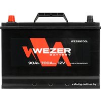 Автомобильный аккумулятор Wezer WEZ90700L (90 А·ч)