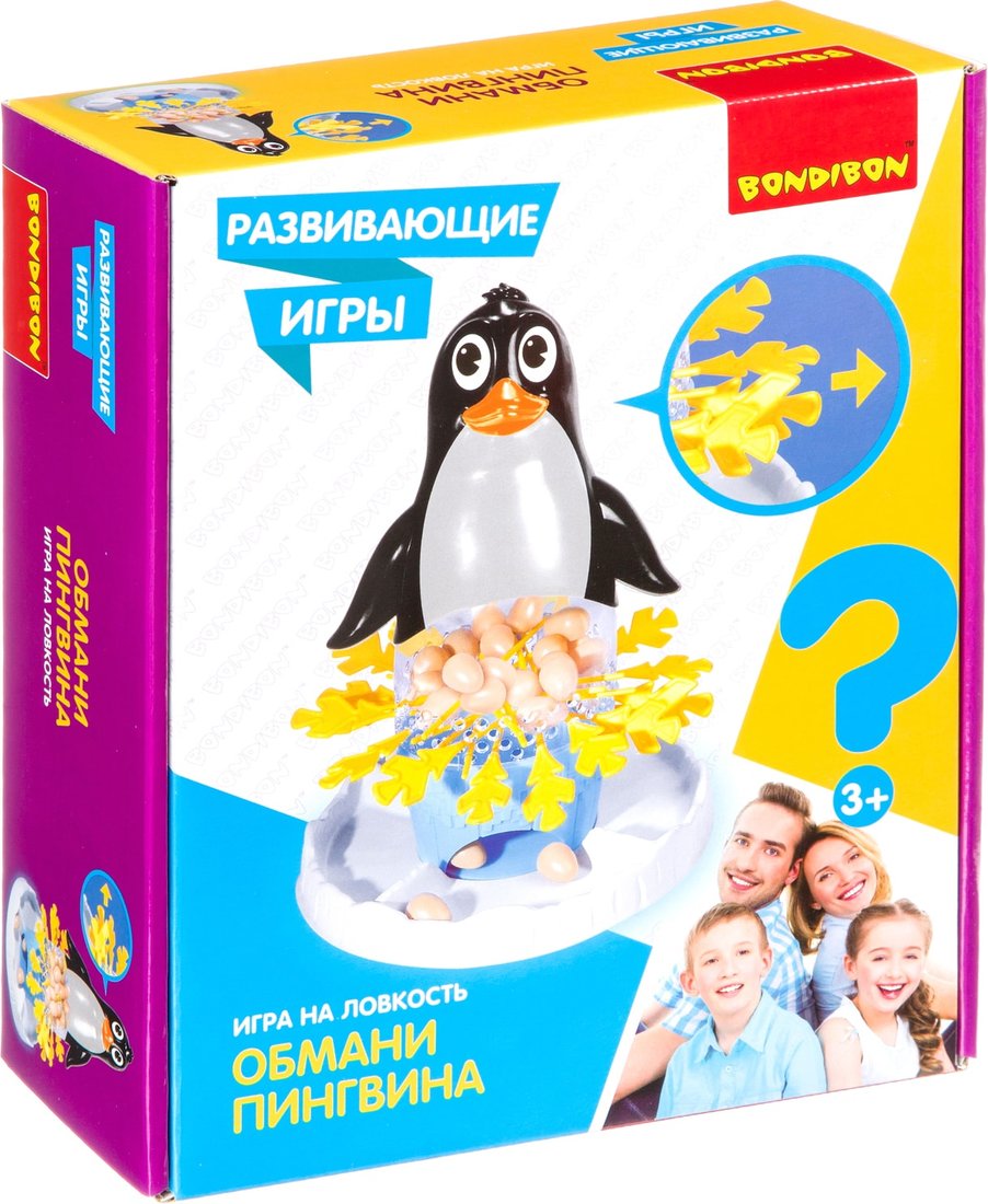 

Развивающая игра Bondibon Обмани пингвина ВВ4165
