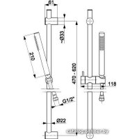 Душевой гарнитур  Armatura Moza Premium 841-363-81