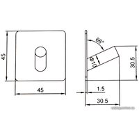 Крючок для ванны Ledeme L216B-4 (4 шт)