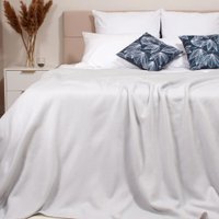 Плед Casa Conforte London Basic 130x165 6155335 (светло-серый)