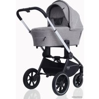 Универсальная коляска Rant MOWbaby Zoom PU (2 в 1, silver beige)