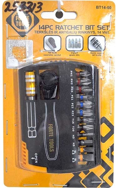 

Forte Tools 51150957 (14 предметов)