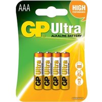 Батарейка GP Ultra Alkaline AAA 4 шт.