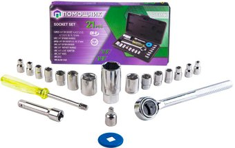Универсальный набор инструментов Помощник P019K (21 предмет)