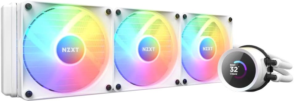 

Система жидкостного охлаждения для процессора NZXT Kraken 360 RGB RL-KR360-W1