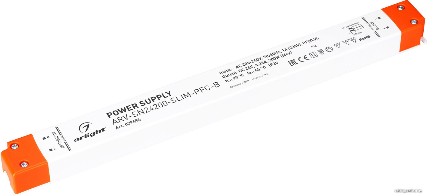 Блок питания Arlight ARV-SN24200-SLIM-PFC-B 029494