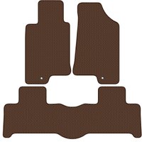 Комплект ковриков для авто Alicosta Hummer H3 (suv) 2005 - 2013 (коричневый, сота) в Барановичах