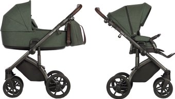 Универсальная коляска ROAN Bass Next (2 в 1, night green)