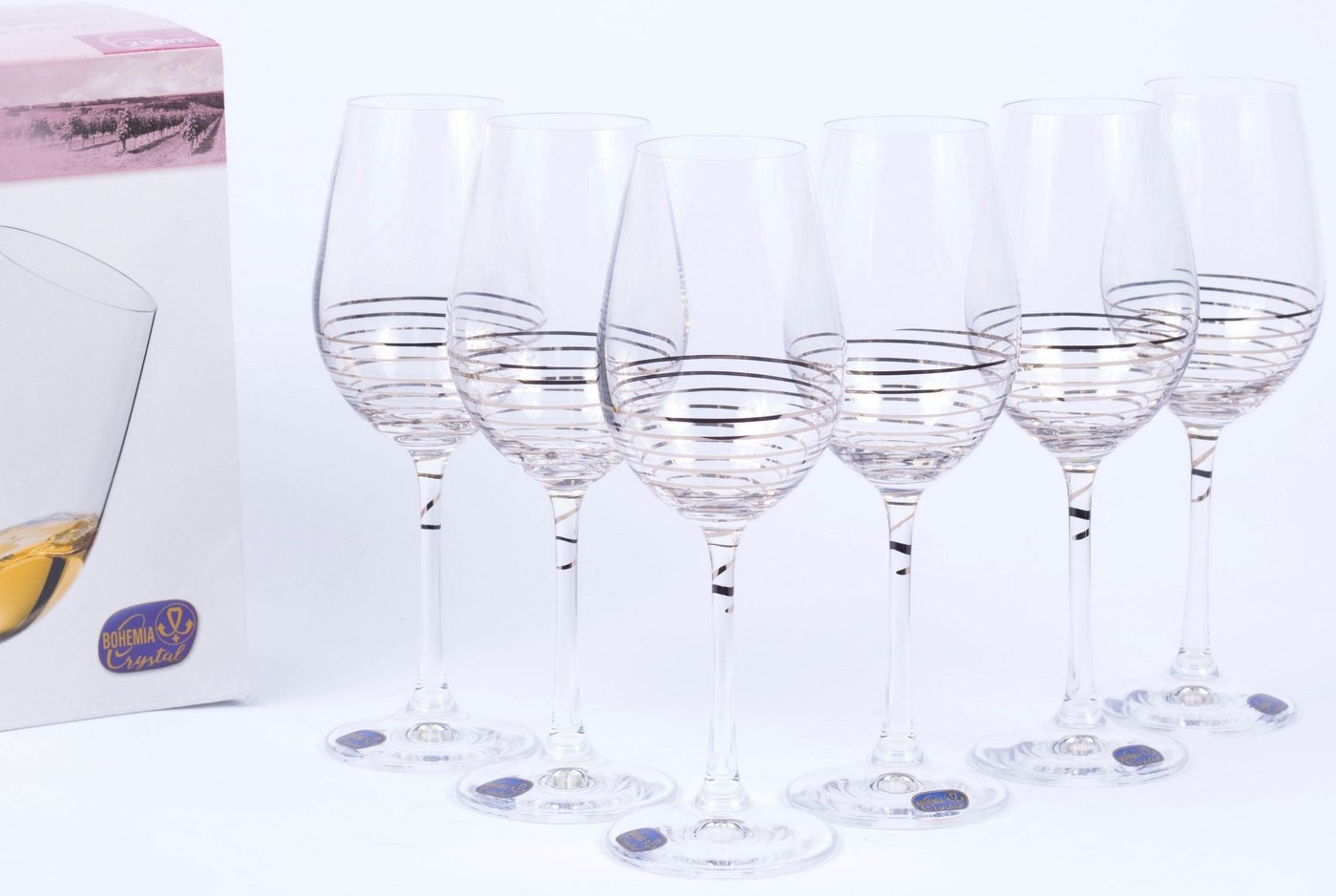 

Набор бокалов для вина Bohemia Crystal Viola 40729/M8434/350