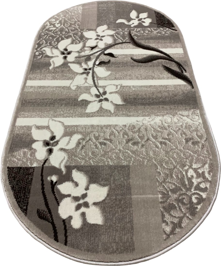 

Ковер для жилой комнаты Moldabela Delta Овал 3972 43255 (0.8x1.5)