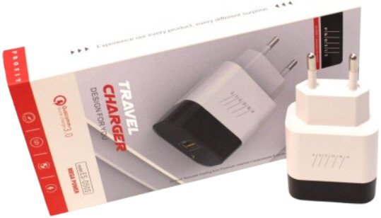 

Сетевое зарядное Profit ES-D50S microUSB (белый)