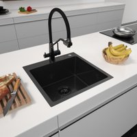Кухонная мойка ARFEKA Eco AR 500*500 Black PVD Nano Decor
