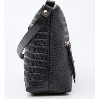 Женская сумка Franchesco Mariscotti 1-4135к (флорида крокодил, черный)