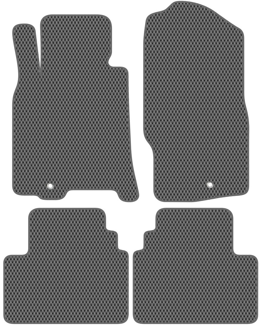 

Комплект ковриков для авто Alicosta Infiniti G37 (купе, седан, кабриолет / V36) 2008 - 2014 (серый, ромб)